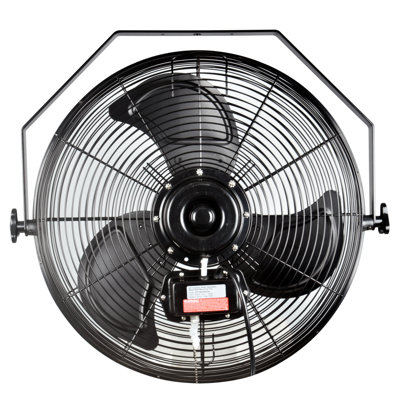 iLIVING 20 Inch Industrial Wall Mount Fan, 4750 CFM High Velocity, Outdoor Rated, 3-Speed, UL Listed for Garage, Patio, Warehouse, Barn, and Commercial Use