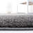 Difranco Machine Made Power Loom Polypropylene Area Rug in Dark Gray/Light Gray-1846416646
