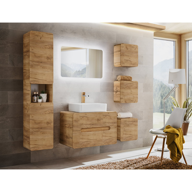 Harvard Linen Cabinet, Craft Oak
