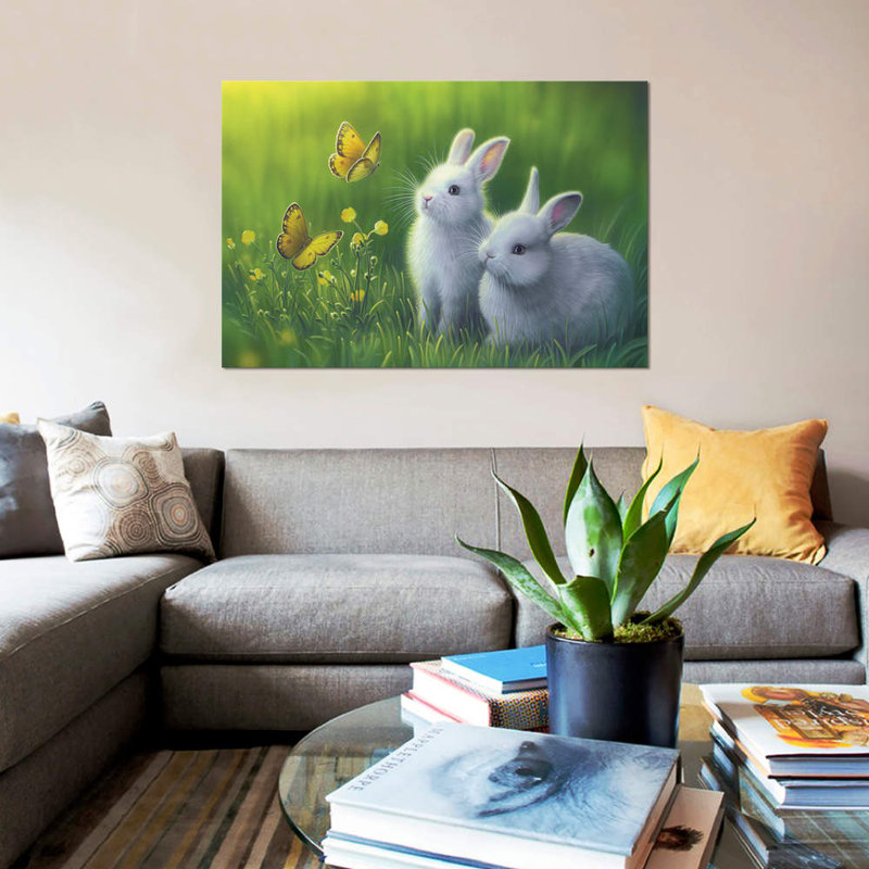 « buttercups », impression sur toile, H 8 po x l 12 po x P 0,75 po, Toile tendue, Pas de tapis
