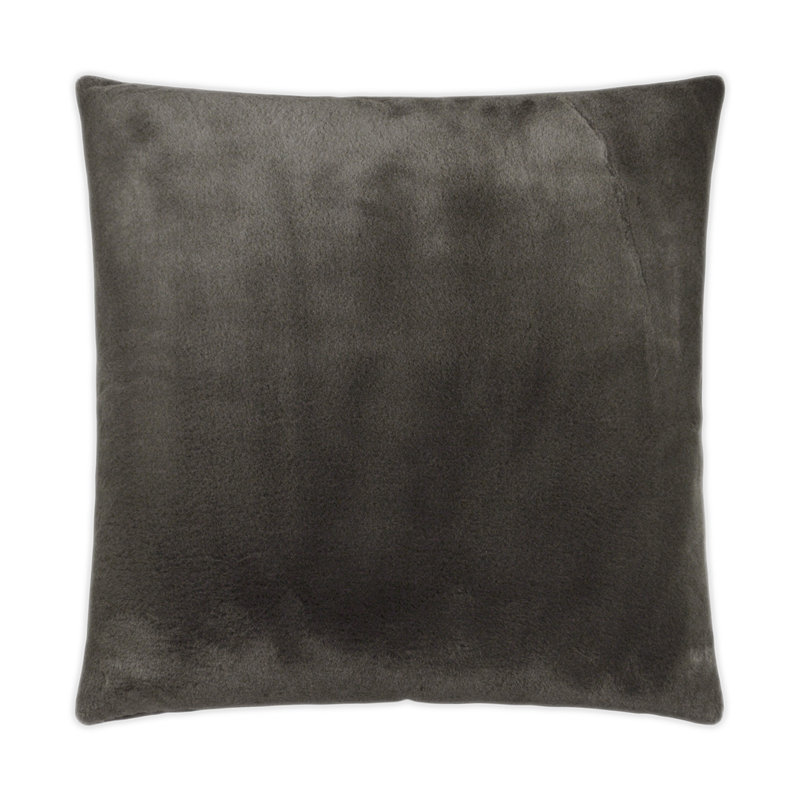 Furocious Decorative Pillow, Gray Brown, Square 24"