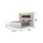 Ensemble de chambre avec grand lit 5 pièces Upholstery-2042031392