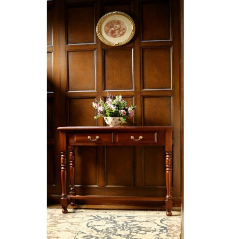 102cm Solid Wood Console Table