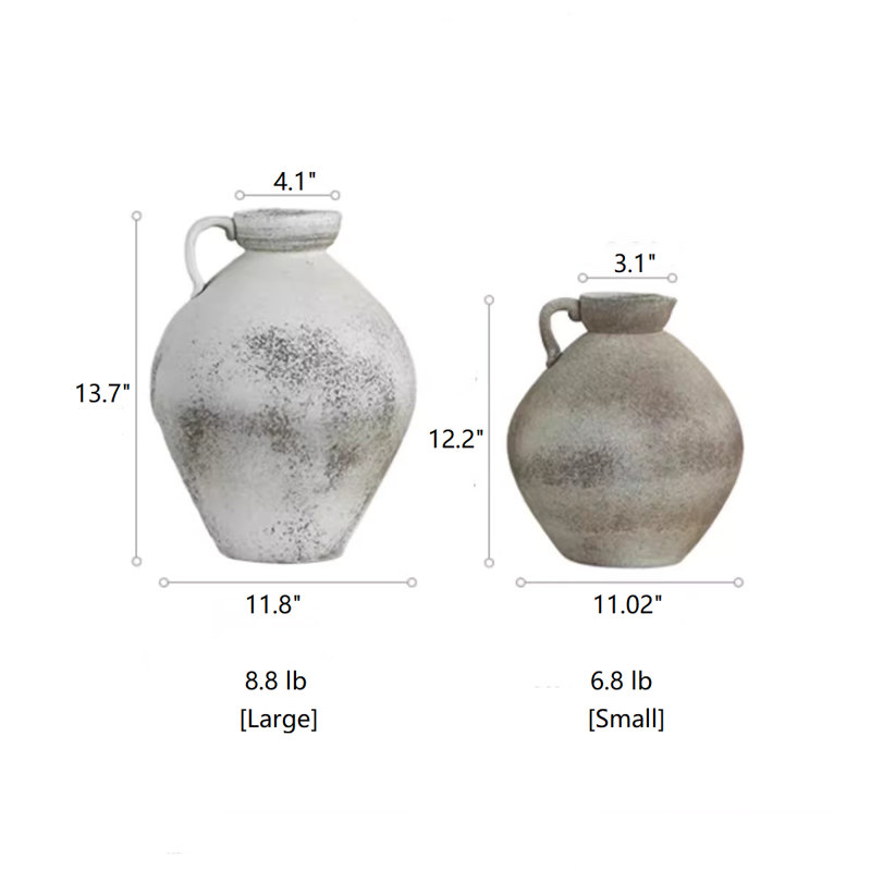 Vase de table Winou, H 13,7 po x l 11,8 po x P 11,8 po