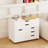 5-drawer File Cabinet Mobile Chest Of Drawers With Side Cabinet 5 Casters