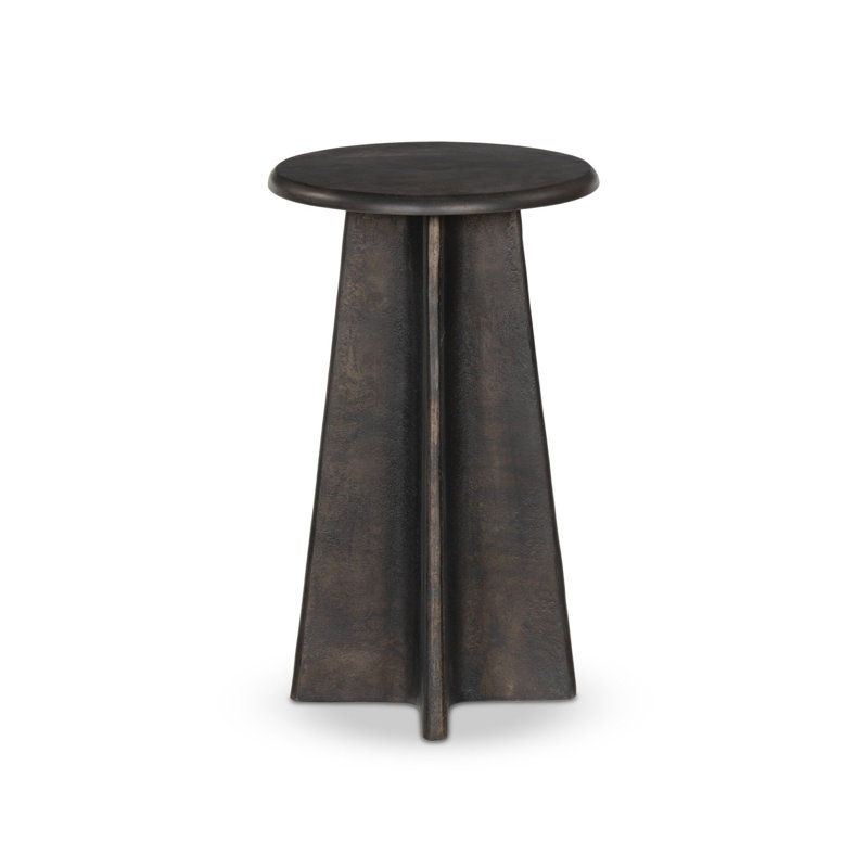 REMO End Table, Bronze