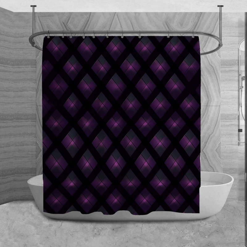 Rideau de douche Alfords Argyle, H 93 po x l 70 po