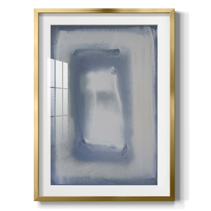 The Shadow - Single Picture Frame Print, Gold Framed Paper, Yes