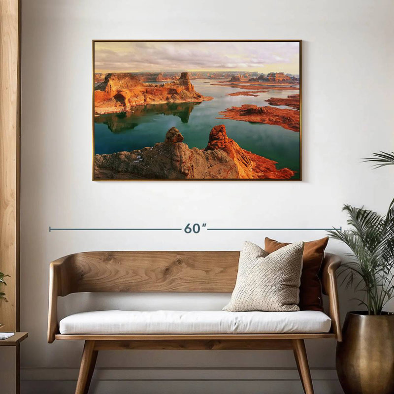 Alstrom Point, Floating Frame Gold, 43" X 29"