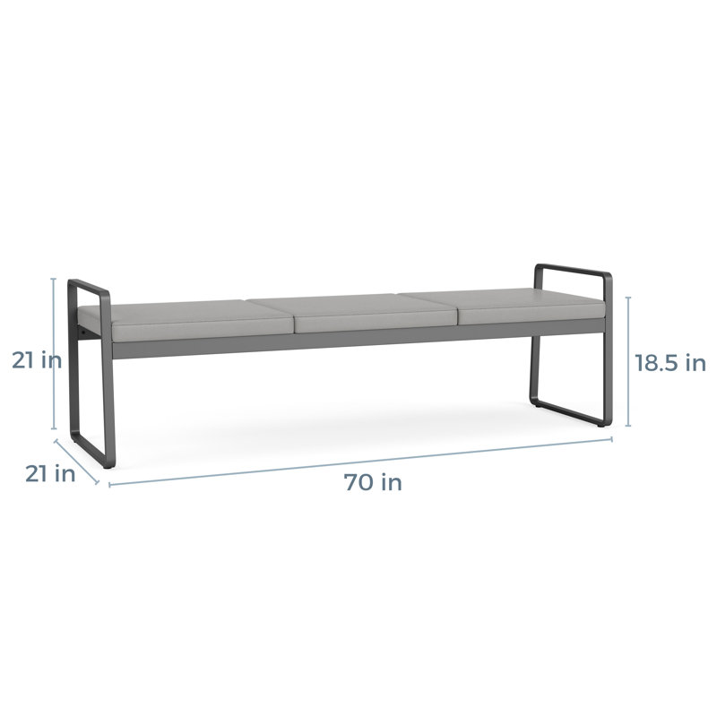 Structure en métal 3 places Gansett, Bronze, Noir Patriot Plus - nettoyez le vinyle avec un lin