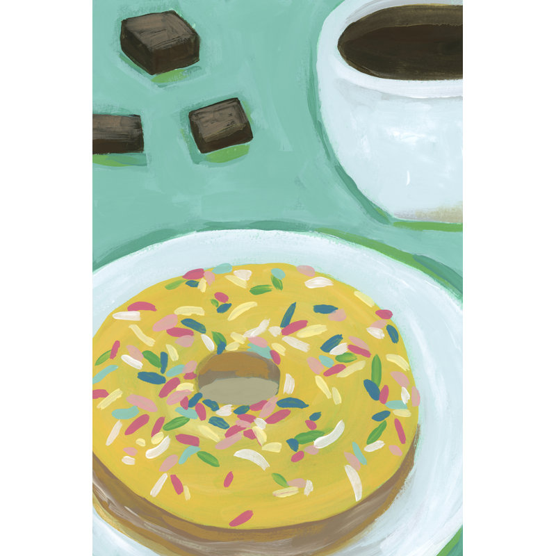 Breakfast Of Champions I by June Erica Vess - Wrapped Canvas Print, 91 cm H x 61 cm W