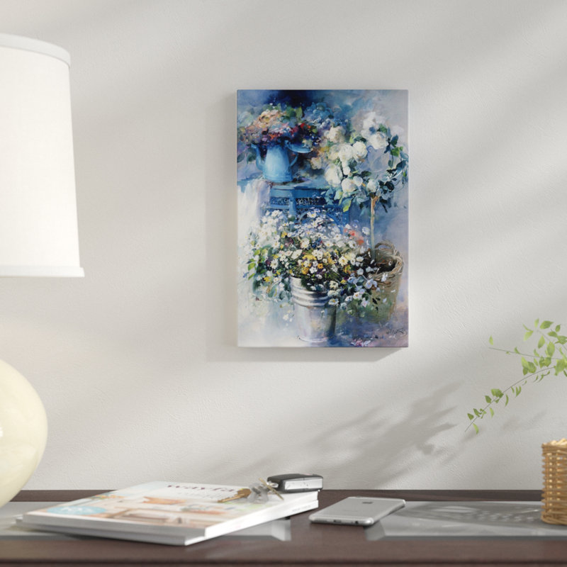 " Summer Gift " by Willem Haenraets, Black Framed Canvas, No Mat, 48" H x 32" W x 1.5" D