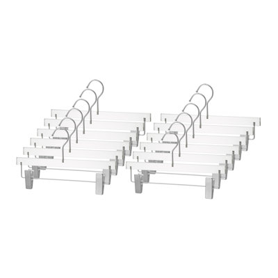 Quality Acrylic Clear Skirt Hangers, Skirt Hangers Organizes Closet