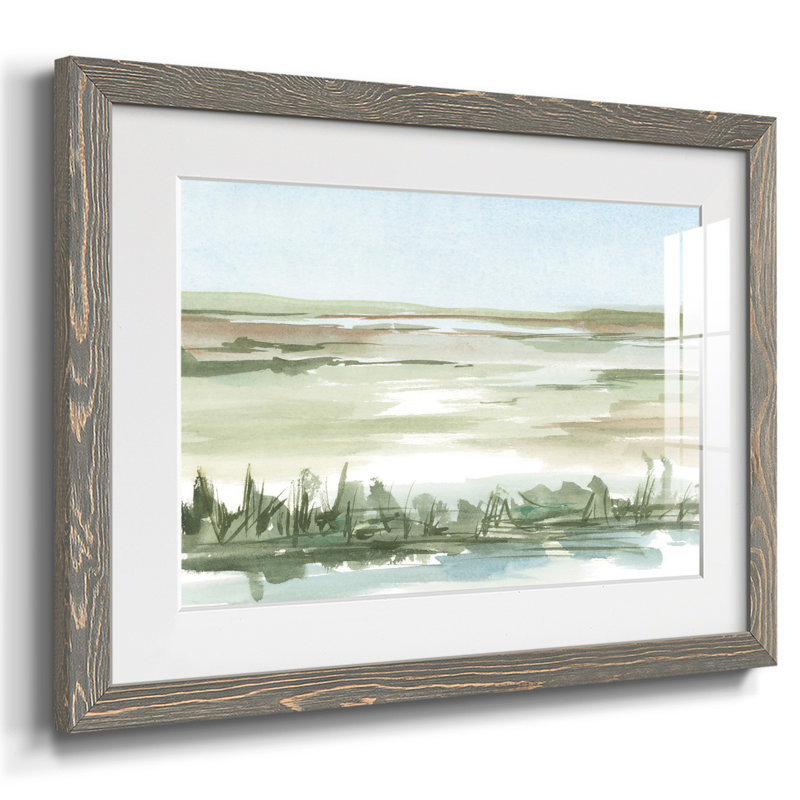 Peaceful Lowland II, Gris, H 14 po x l 20 po x P 1,5 po