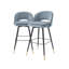 Cliff Swivel Upholstered Stool with Metal Frame-72767075-72767078