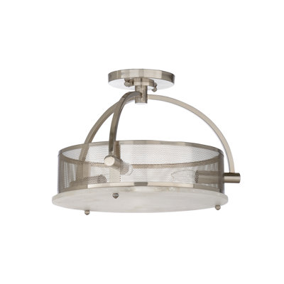 Moon 3 - Light Semi Flush Mount