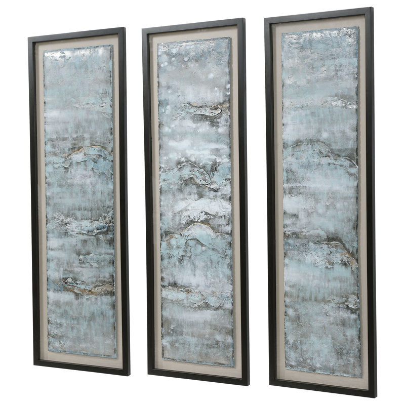 Grace " Ocean Swell " 3 - Pieces Painting Print