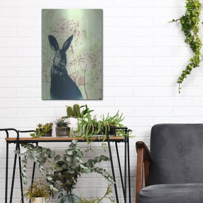 «Wild Rabbit» par Trudy riz sur métal