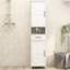 Armoire sur pied Slim White