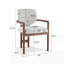 Ensemble de 2 chaises avec accoudoirs rembourrés