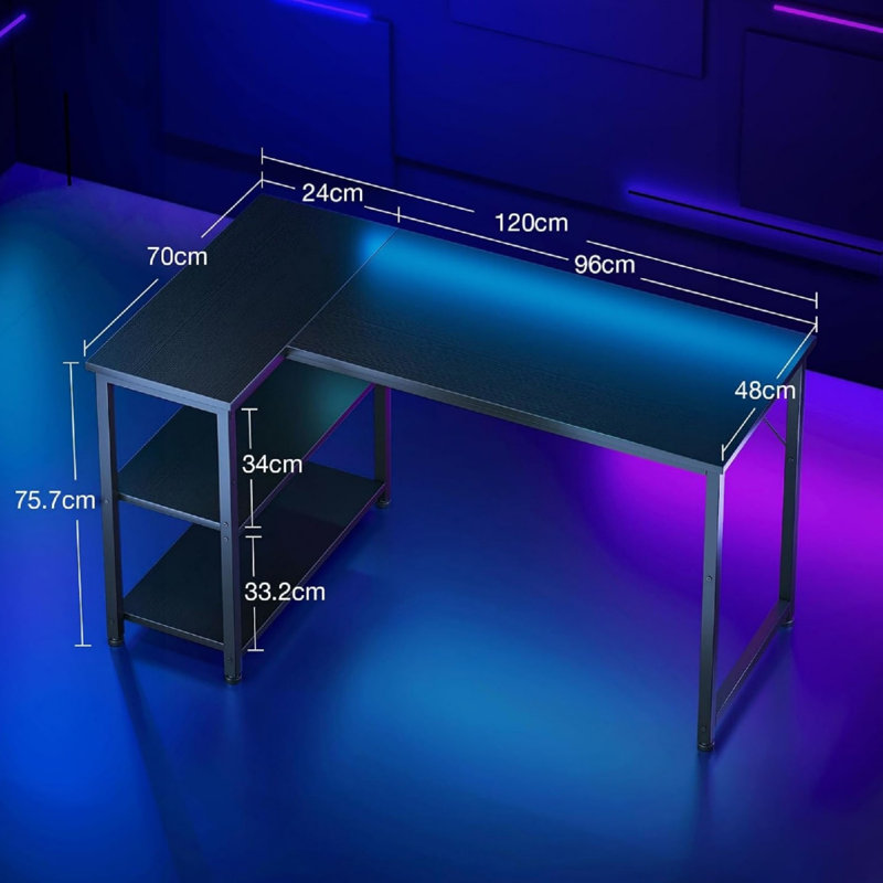 MDF Steel Computer Desk