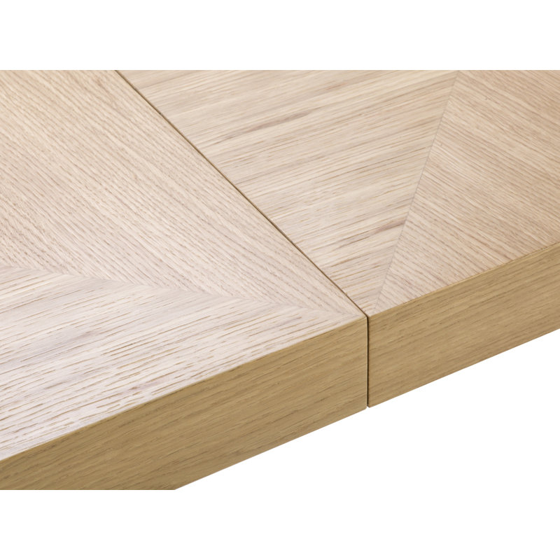 Akaja Extendable Oak Solid Wood Dining Table