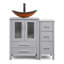 Couleur de la base: blanc; couleur du lavabo: or; meuble-lavabo simple autoportant de 36 po avec comptoir en bois manufacturé, lavabo vasque, robinet, bonde-1433603417-1435383029
