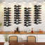 Wall Mounted Wine Bottle Rack Black