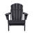 Folding Adirondack Chair with Side Table, 3-Piece Adirondack Chair Set with Wood Texture-2077964845