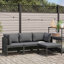 Canapé de patio carré de 23,6 po de large avec coussins Nisse-1897094439-1914329914