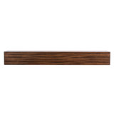 Floating Wood Fireplace Mantel Shelf with Hidden Storage Compartments