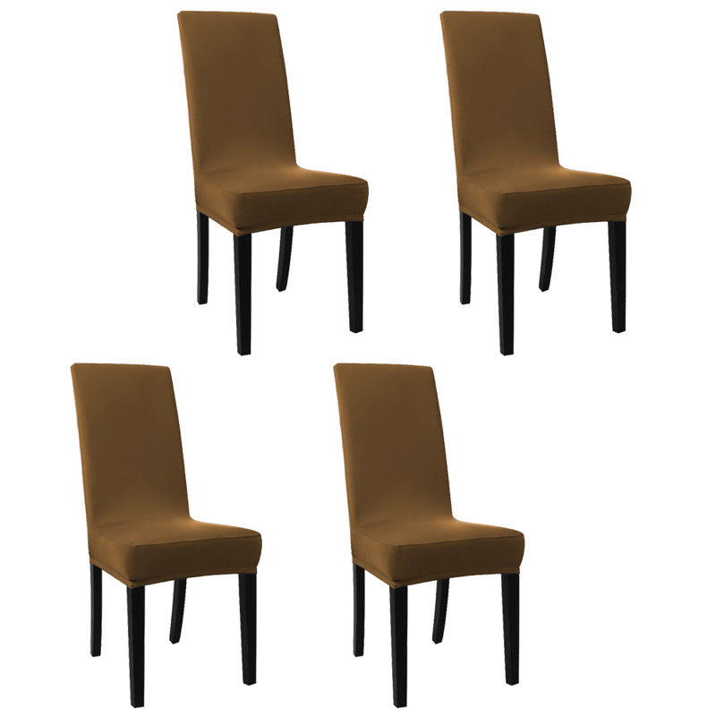 Housse pour chaise de salle à manger, Café crème