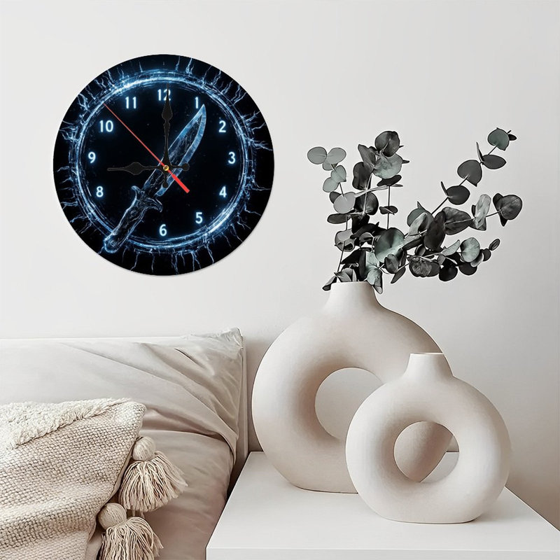 Dague d'horloge électrique craquelée