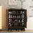Shoe Cabinet with 2 Doors and open bottom shelf-1642393013