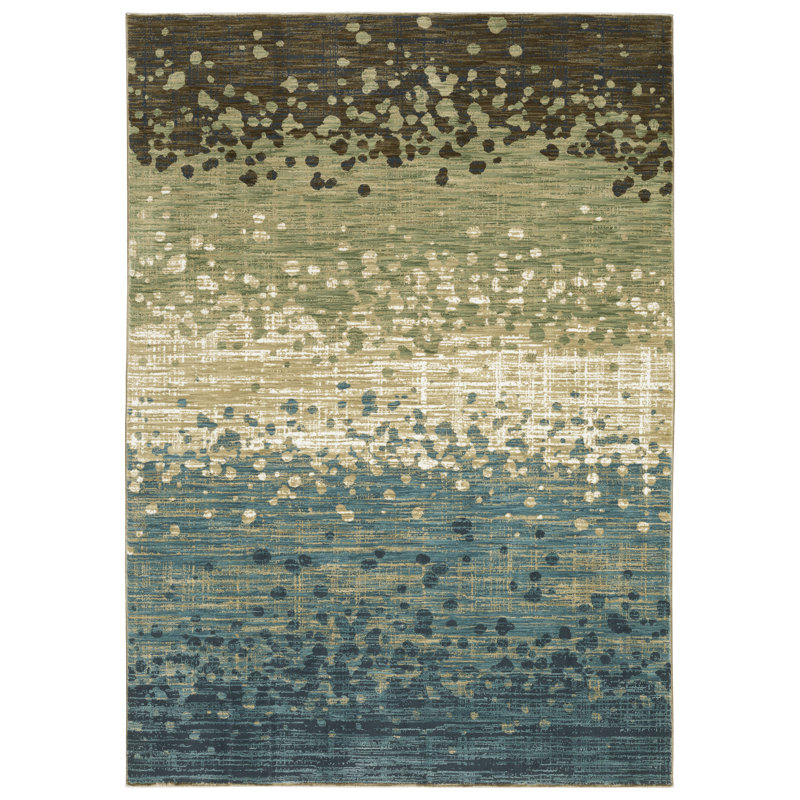 Bodman Ombre Indoor Rug, Rectangle 9'10" x 12'10"