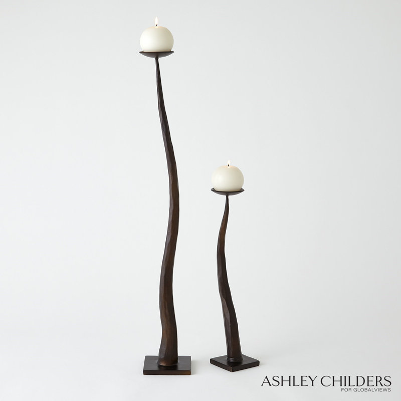 Chiseled Candle Holder-Short, 30" H x 4.5" W x 4.5" D