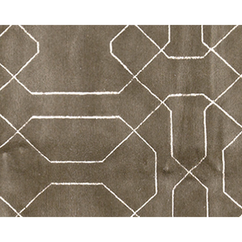 Hand Knotted Area Rug in Green