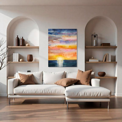 " Glorious Sunset " by Norman Wyatt Jr. Painting Print