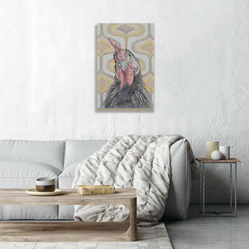 Funky Chicken Print by Martin Varennes-Cooke