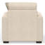 Fauteuil club rembourré avec coussin décoratif Ladonna-604393970