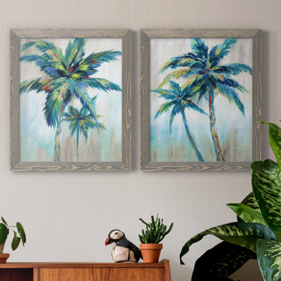 «Bright Breeze I», ensemble de reproductions d'aquarelles conçues par J Paul