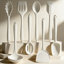Ensemble d'ustensiles de cuisine en silicone 8 pièces, outils de cuisson résistants à la chaleur pour batterie de cuisine antiadhésive, comprenant une spatule, une cuillère, un retourneur, une louche et des ustensiles de cuisine allant au lave-vaisselle