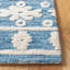 Tapis de style sud-ouest en laine / coton touffeté à la main en bleu-569233461