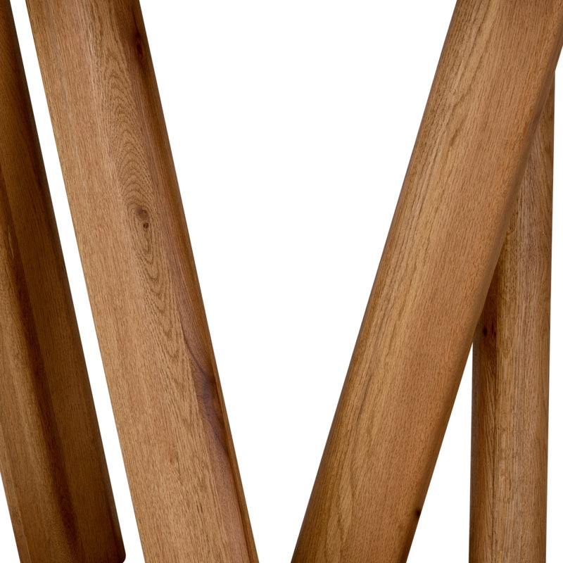 Console Table Bayshore Oak Wood - 4 Legs