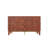 Mid-Century Modern Walnut Platform Bed Frame with Headboard, Solid Wood, Wood Slat Support, No Box Spring Needed,Full,Brown-302063035-302063029