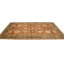 Tapis tribal orange foncé 6 x 10 Indo-Mahal