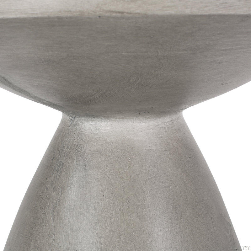 Table d'appoint d'extérieur en béton léger