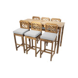 Monterey 6 - Person Solid Wood Solid Wood Top Four Leg Dining Set