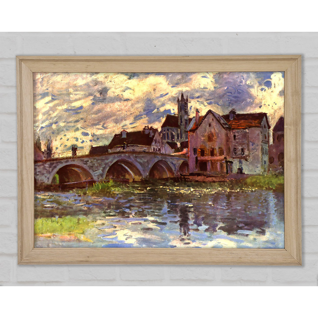 Sisley Bridge Of Moret - Einzelner Bilderrahmen Kunstdrucke