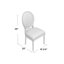 Chaise d'appoint Roi Louis en bois massif Denholme-154055255-157541046